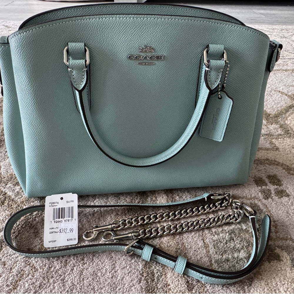 Coach Sage Carryall Seafoam